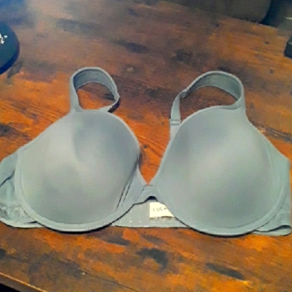 40D Lucky Brand Slate Blue Gorgeous Padded underwire Bra - Picture 1 of 16